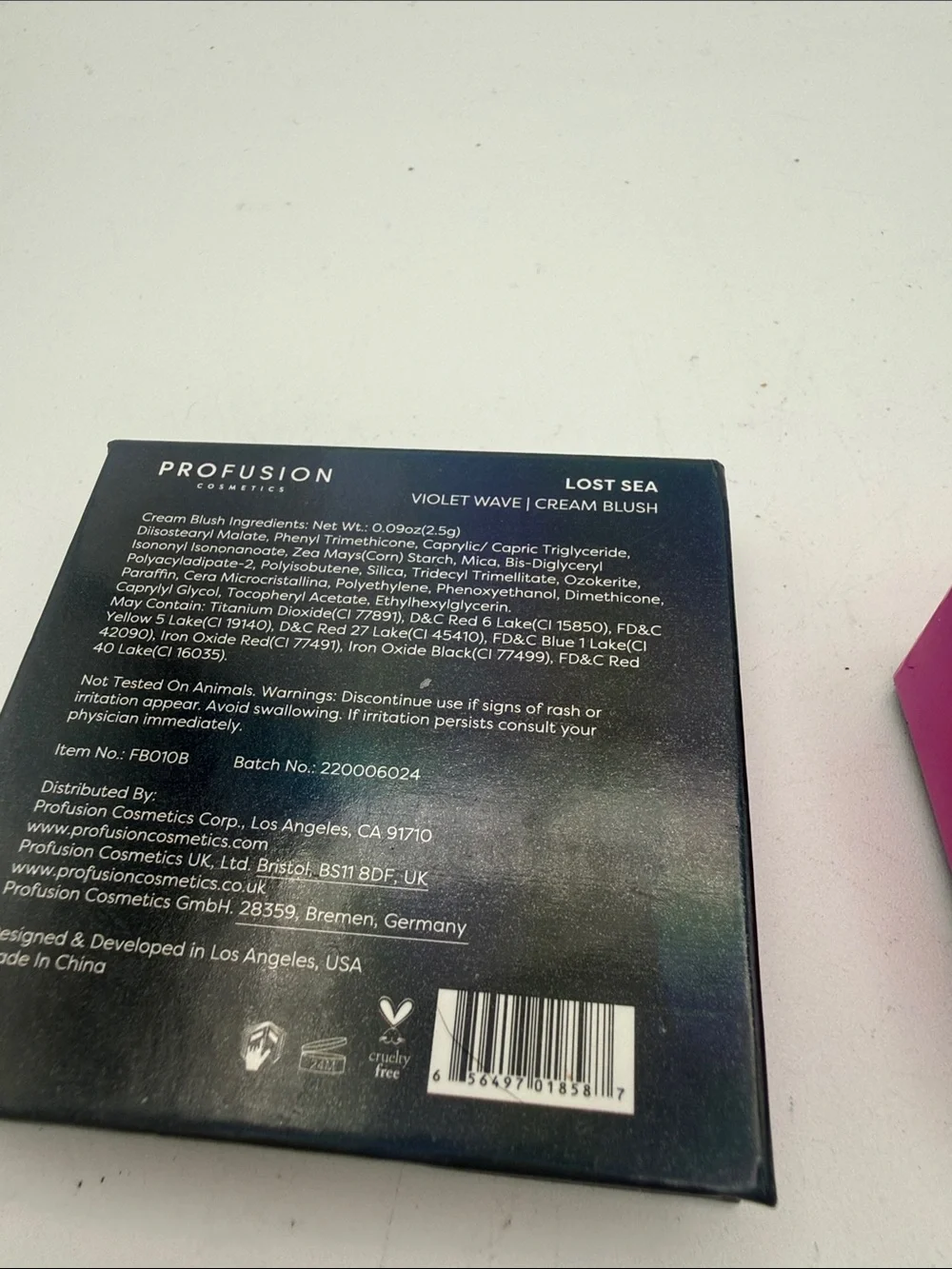 Profusion Cosmetics Lost Sea Violet Wave cream blush & Sacred Stone multichrome
